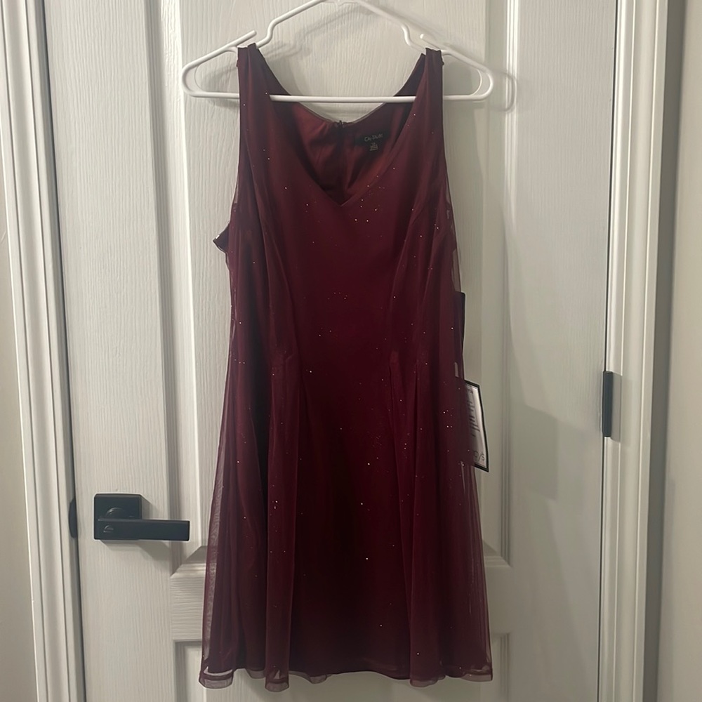 Red hoco dress